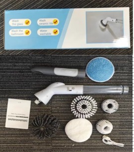 Cordless Electric Spin Scrubber with 5 Brush Heads. 2000 Units. EXW Los Angeles